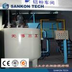0.55KW Powder Mixer Automatic Concrete Block Making Machine for sale