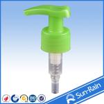 Green bottle plastic soap dispenser pump tops only  , soap hand pump for sale