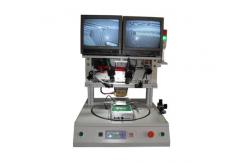 China Double LCD Display Pulse Hot Bar Soldering Machine With Turnable Table supplier