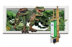 China Cmyk Uv Ink Vertical Wall Printer 3d Effect Printing Surface Tracking supplier