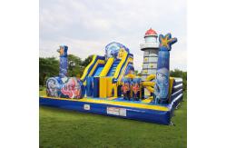 China Commercial Sea Theme Playground Inflatable Combo Game bouce slide climbing supplier