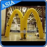 Yellow Inflatable Arch Door For Mcdonald's Opening Celebration for sale