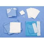 Delivery Procedure Pack SMS Fabric Sterile Green Surgical Pack Essential Lamination Patient Disposable Surgical Pack for sale