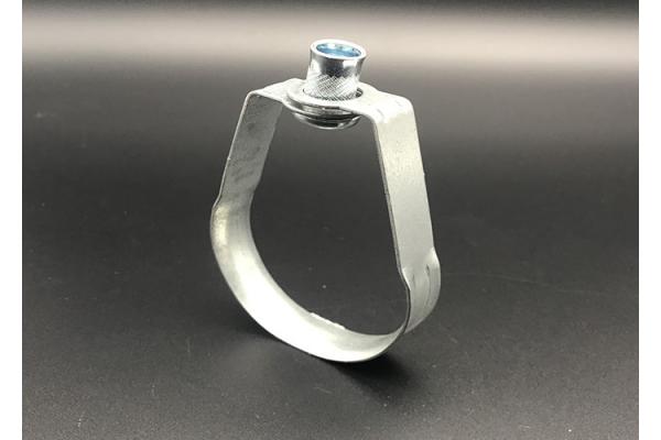 Electrical Zinc 1-1/2'' Customized Size Pipe Clamps Loop Hanger