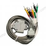 NIHON KOHDEN ECG Patient Cable BJ-961D 10 Leads IEC Color Code TPU Cable For ECG Machine for sale