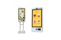 China 23 Inch Self Service Ordering Kiosk Waterproof For Fast Food Restaurants supplier