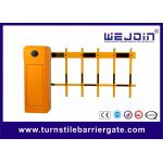 Long Arm Boom Parking Barrier Gate , Tubular Barrier Gates 1s 1.8s 3s 6s for sale