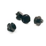 Grade 8.8 Electrophoresis Fasteners Black Hex Hub Screws 17.0mm Flange Diameter for sale