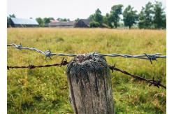 China Rust Resistance 3or 4inch Barb Distance Galvanized Barbed Wire Roll supplier