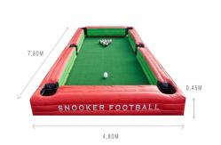 China Custom Inflatable Snooker Ball Games Inflatable Billiards Table Sport Games supplier