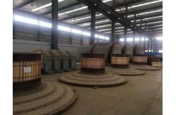 China Wear-Resistant Alloy Ball Mill End Cover Hollow Shaft Integrated Casting supplier