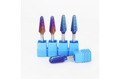 China Otary Burrs For Metal Taper Shanpe With Radius Carbide Deburring Bits supplier