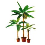 Factory Handmade Real Touch High Quality Artificial Banana Tree For Outdoor Decoration for sale