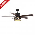 2022 Classic Ceiling Fan with Remote Control and Fancy Light Support Dimmer