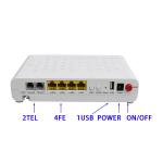 NETWORK FTTH FIBER ZTE GPON ONU F660 V5.0 4FE 2TEL ONU ONT ROUTER for sale