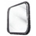 Rectangular Portlight Boat Aluminum Steel Marine Windows , Fixed Windows for sale