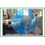 Inflatable Soccer Game PVC / TPU Inflatable Water Games Rolling Ball / Zorb Ball Transparent for sale