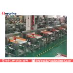 Auto Industrial Metal Detector Conveyor Sound / Light Alarm Food Processing Inspection