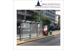 China Tempered Glass WiFi T8 L4.5m Modern Bus Shelter supplier