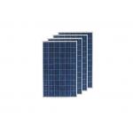 Dark Blue Color Solar Panel Module / Tempered Glass Solar Panel System for sale