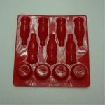 Food Standard PP Plastic Ice Mould，Customize various ice tray molds, 4-cavity spherical silicone ice tray for sale