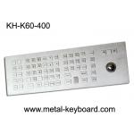 Custom Rugged Industrial Kiosk Keyboard with Trackball 60 Keys Water Resistant for sale