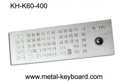 China Custom Rugged Industrial Kiosk Keyboard with Trackball 60 Keys Water Resistant supplier