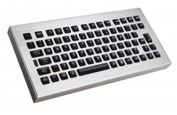 China Desktop Waterproof Industrial Computer Keyboard Red Baklit Colour 82 Keys supplier