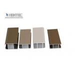 Bronze Aluminium Extrusion Shapes , Extruded Aluminium Profile OEM for sale