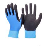 ZM 13 Gauge Flexible Fish Mitts Smooth Nitrile Fully Coated And Sandy Nitrile Plam Coated Water Proof Double Dipped Glov for sale