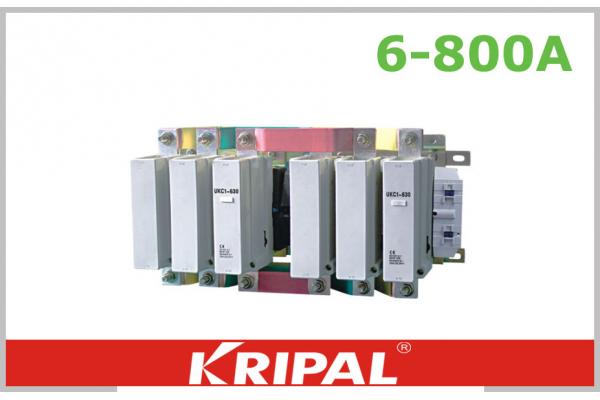 Industrial 800A AC Contactor Mechanical Interlock Motor Overload Protection