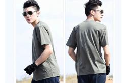 China Cool Quick Drying Army Military Uniforms With Micro Bullet Round Neck Collar supplier