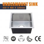 16 x 16 Undermount Stainless Steel Kitchen Sink Rectangular 42x40 Single Bowl for sale