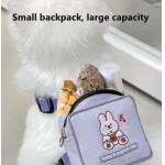Print Mesh Cat Harness Backpack Leash Set Detachable Puppy Harness Pet Travel Hiking