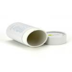 Gloss Lamination White Cardboard Paper Tubes For Power Packaging