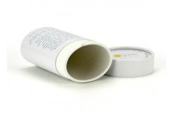 China Gloss Lamination White Cardboard Paper Tubes For Power Packaging supplier