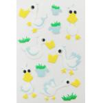 Kids Room Deco Fuzzy Animal Stickers , Duck Shape Foam Animal Stickers for sale