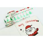 Recyclable Creative Gold Foil Christmas Washi Tape for sale