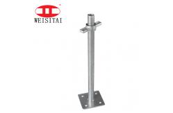 China CMA  ISO Adjustable Ladder Scaffolding Jack Base supplier