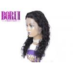 Natural Wave Full Lace Human Wigs Hairline Brazilian Swiss Lace Soft Smooth for sale