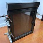 Tilt And Turn Thermal Break Aluminum Window  Manual Roller Shutter Double Tempered Glass for sale