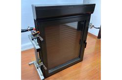 China Tilt And Turn Thermal Break Aluminum Window  Manual Roller Shutter Double Tempered Glass supplier