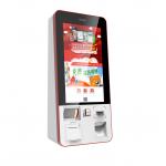 Movie Tickets Printing Wall Mounted Kiosk With Pinpad And NFC Card Reader for sale
