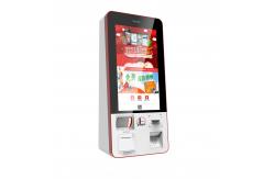 China Movie Tickets Printing Wall Mounted Kiosk With Pinpad And NFC Card Reader supplier