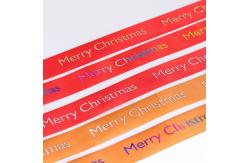 China Custom Logo Personalised Printed Ribbon 1 / 2 Inch Width Single Face Style supplier