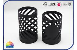 China Black Customized Special Paper Packaging Tube Hollow With Inner Tray supplier