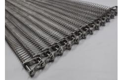 China Weave 201 Stainless Steel Chain Mesh Conveyor Belt Blanching Vegetables supplier