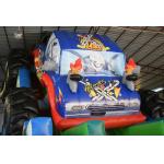 Durable Monster Truck Inflatable Slide / Digital Printing SUV Expedition Car Dry Slide