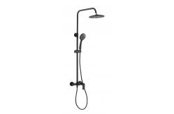 China Slide Bar Wall Mounted bath Shower Column Set Rain Shower Head 3 Functions supplier