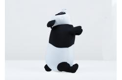 China 30CM White / Black Plush Toy Pillow Embrodiery Technic Eco Friendly supplier